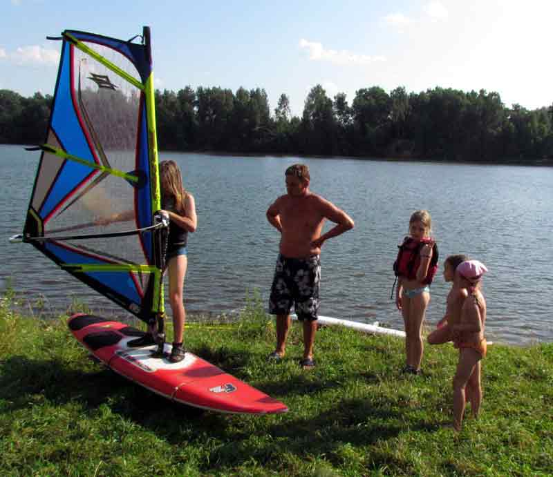 Детский виндсерфинг - обучение