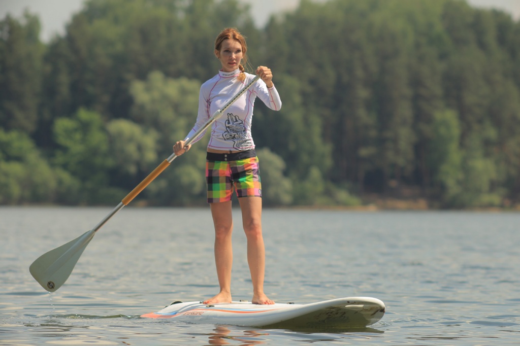 SUP surfing на Истре